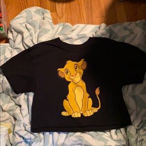 Lion King Cropped Top